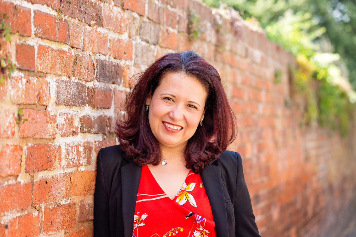 A portrait of a woman taken in Hereford